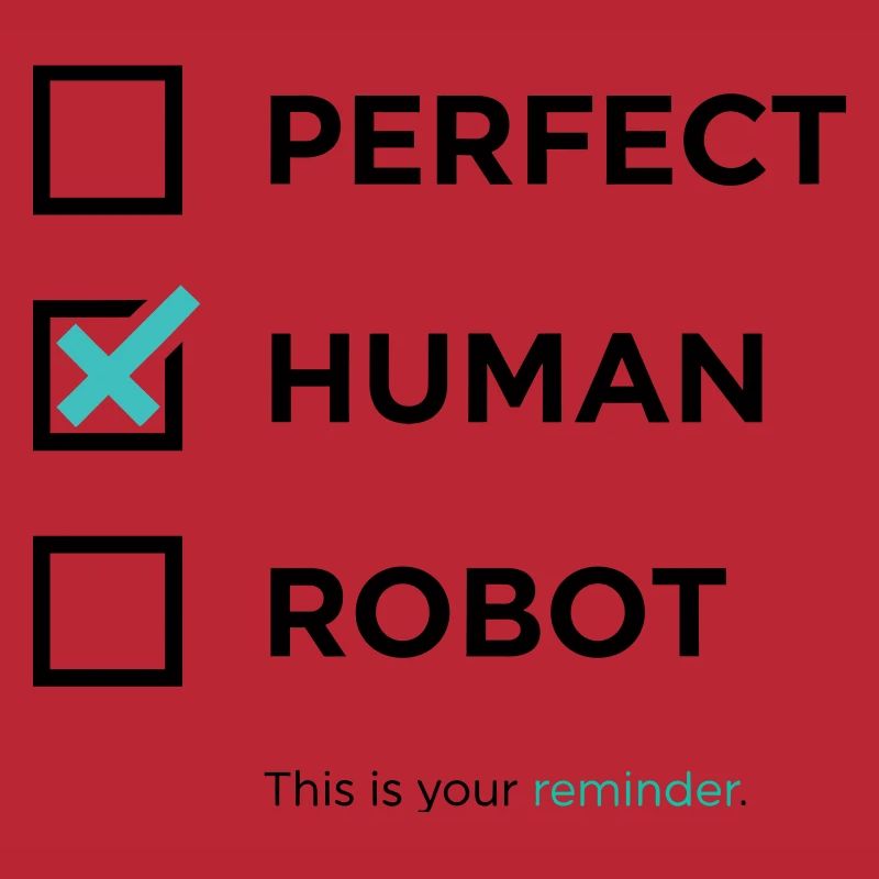 Perfect Human Robot – Minimal Checkbox Statement