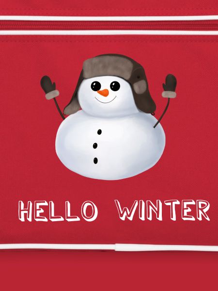 Hello Winter - Schneemann mit Uschanka
