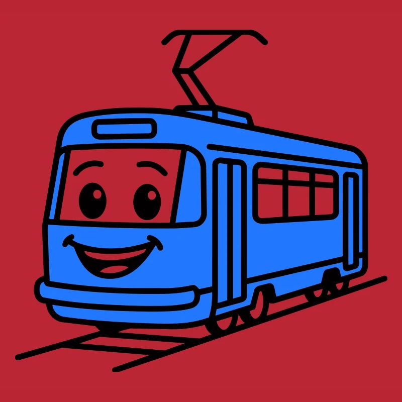 Dessin animé du tramway