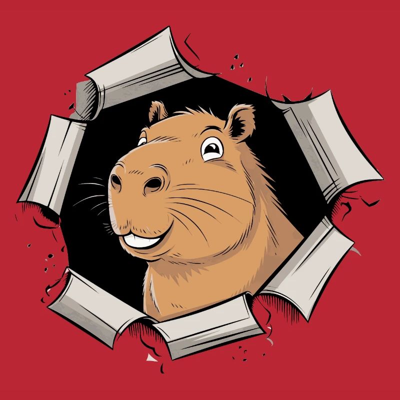 Capybara Comic – Peaceful Breakthrough