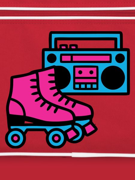 Rollschuhe Boombox 80er Retro