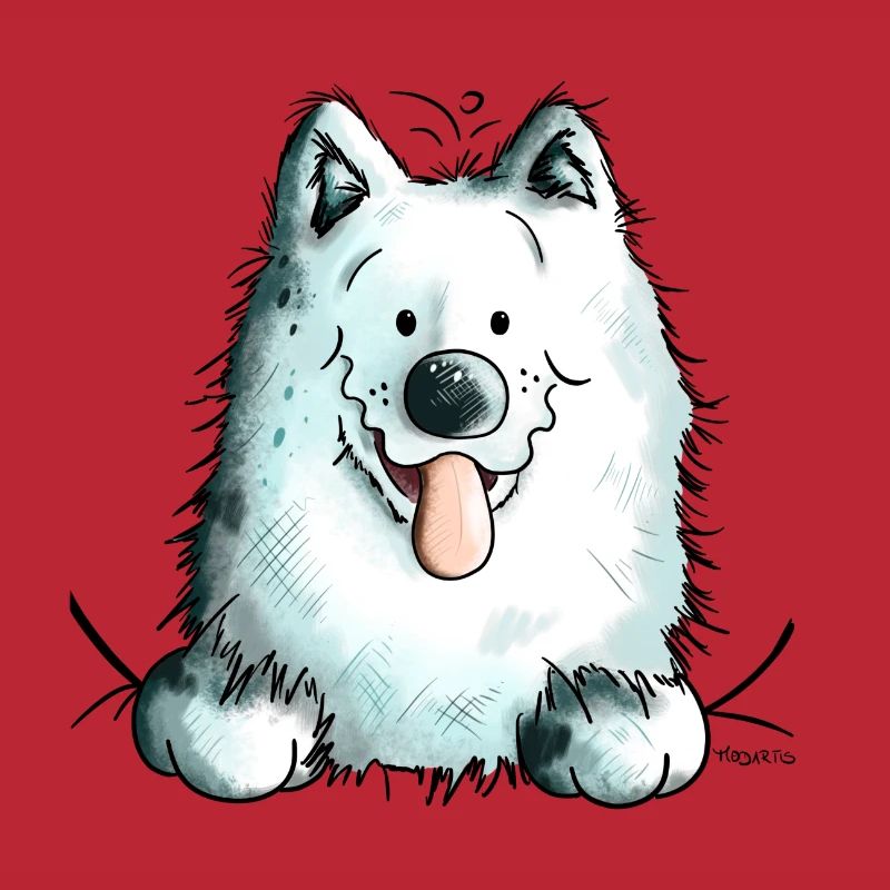 Cute Samoyed Dog