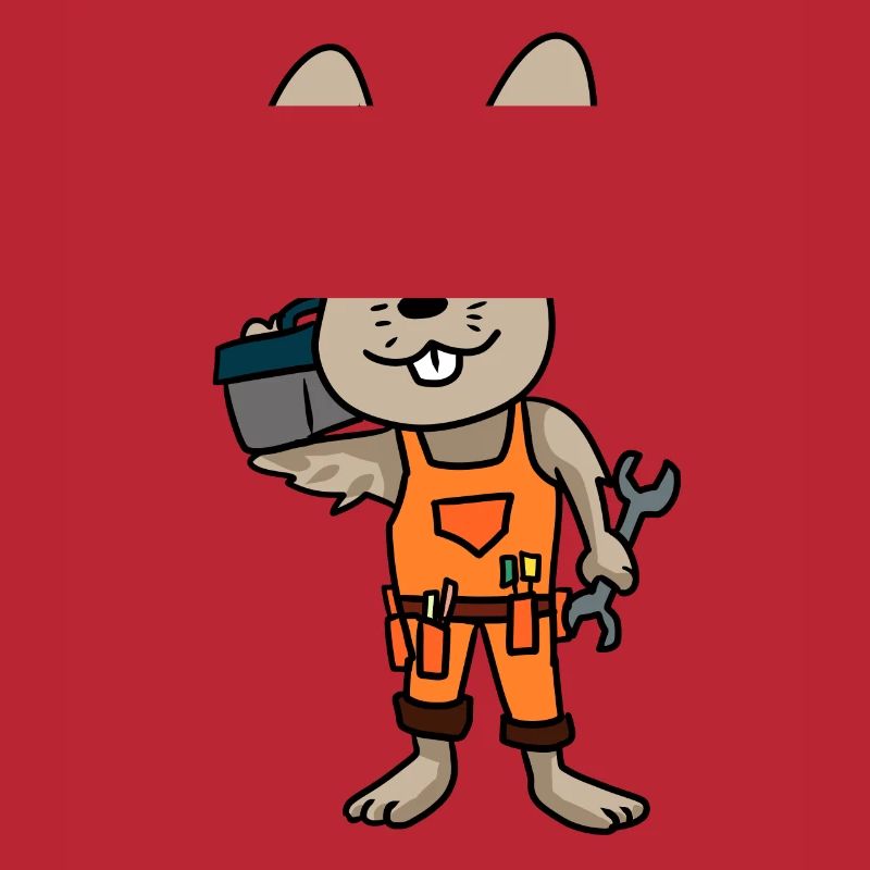 Mechanic Mechanic Mechanic Workshop Professions Car Rabbit