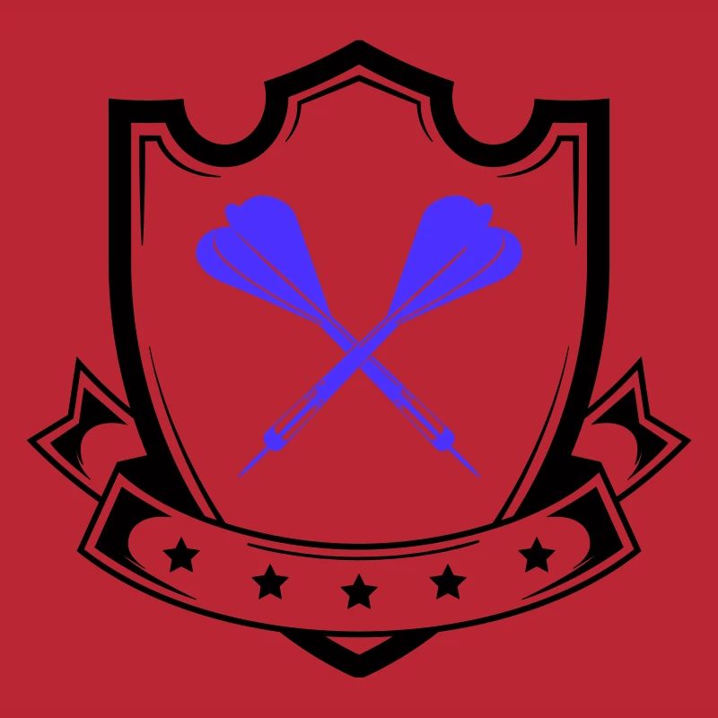 Conception de fléchettes Croix Bleue