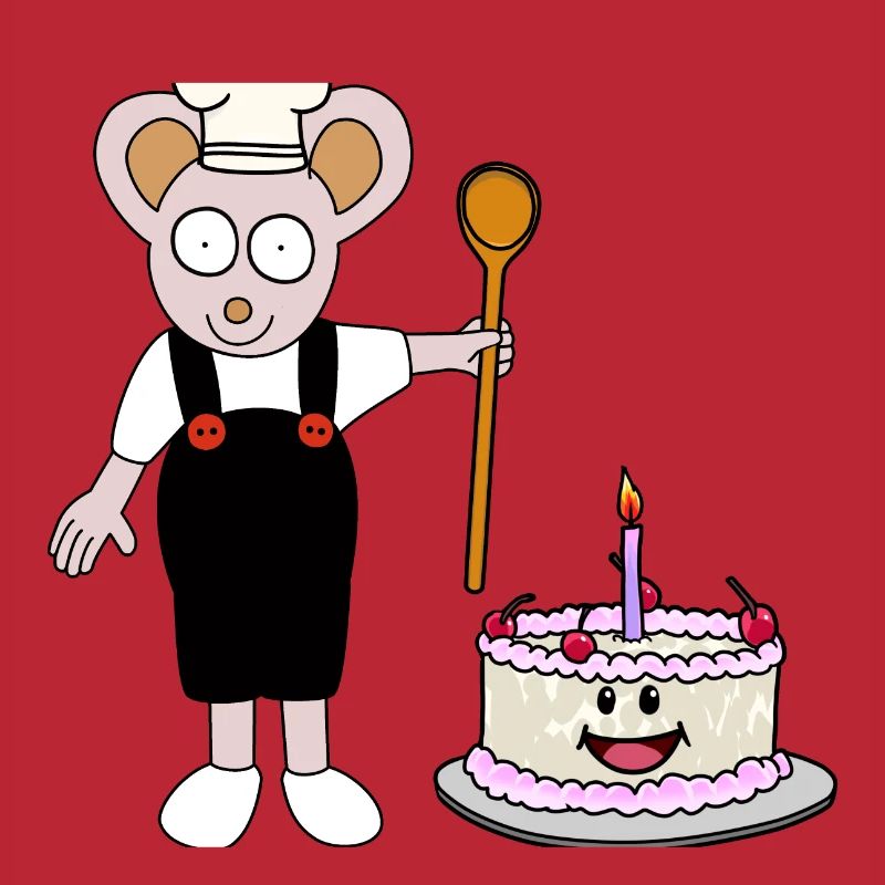 Idée cadeau d’anniversaire Mouse Baker Pastry Chef