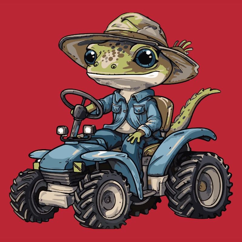 Lizard Tractor Farmer