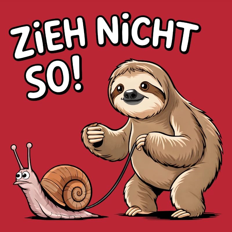 Don't pull so sloth snail