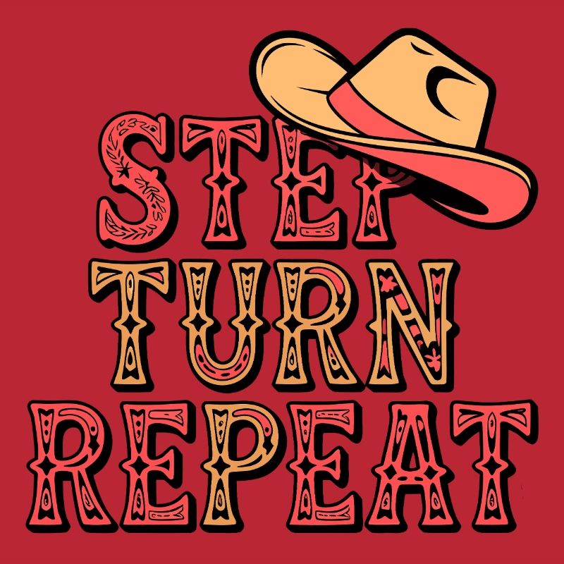 Line Dance Step Turn Repeat