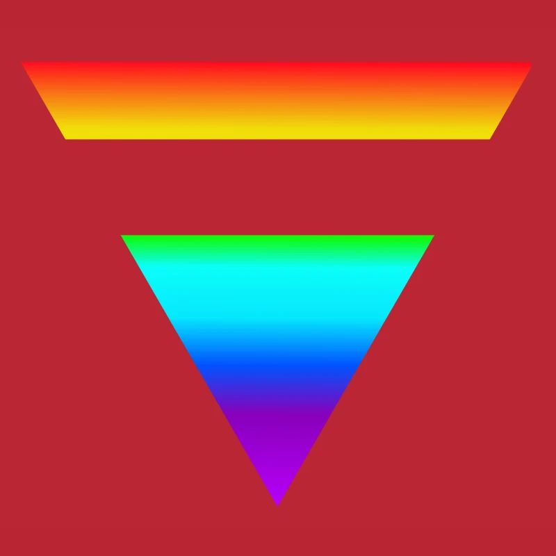 Rainbow triangle