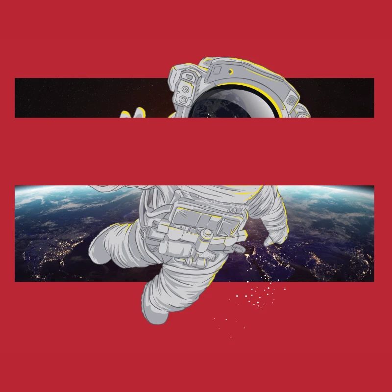 Astronaute dans l’espace
