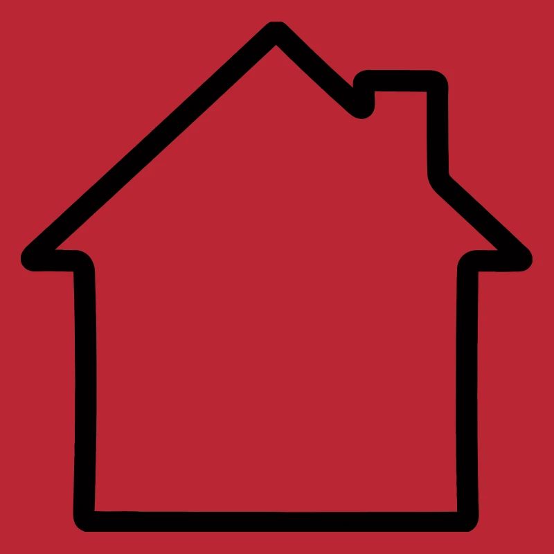 Logo simple de la maison