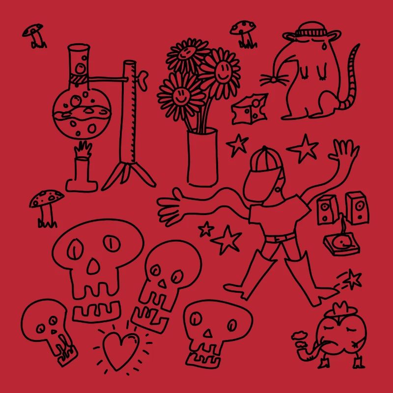 Kritzeln oder nach Hause gehen