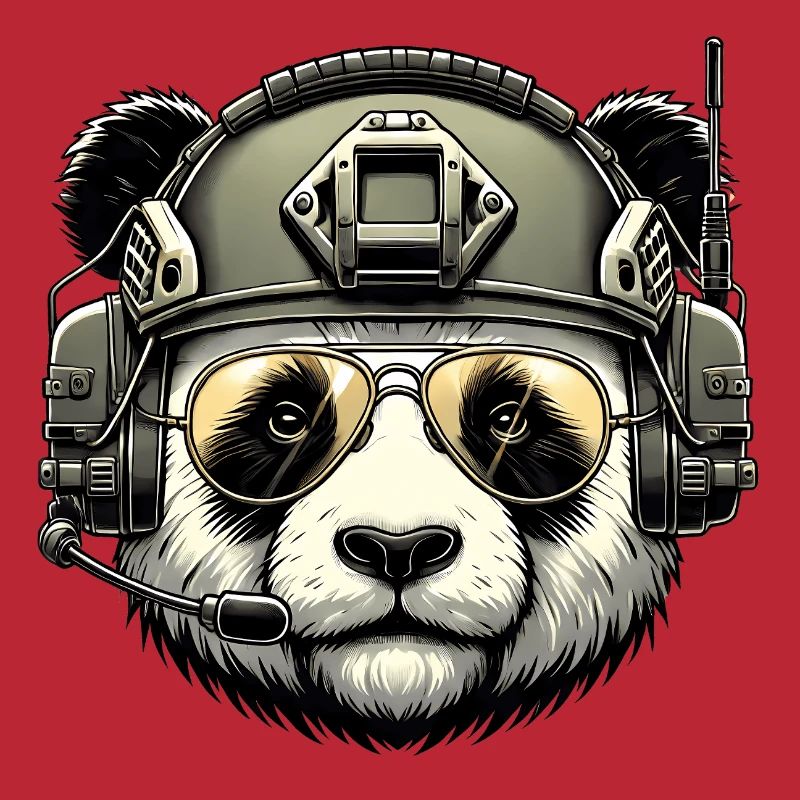 Panda Military Army Design