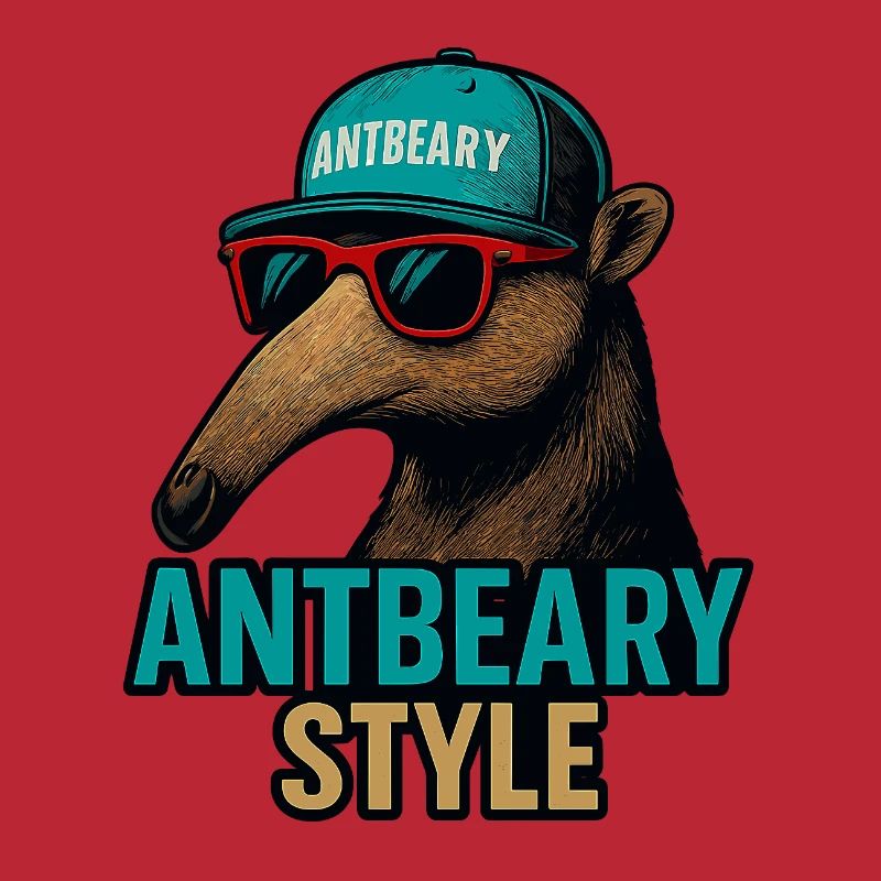 Antbeary Style Aardvark Cartoon