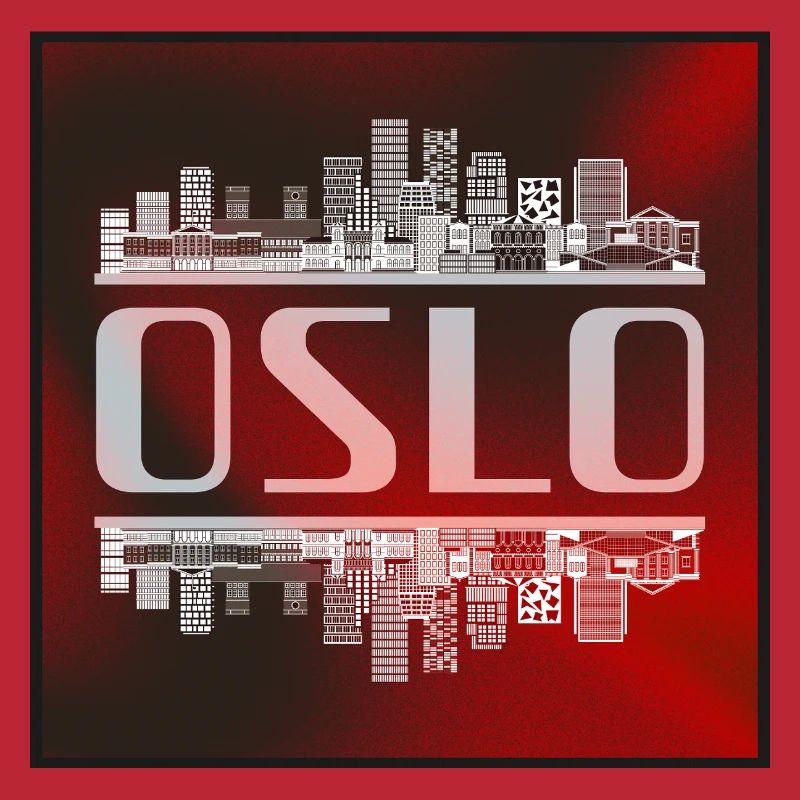 Oslo Skyline Mirror Image – Norway Architecture