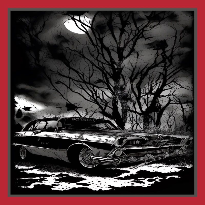 Oldtimer Oldtimer unter verwunschenem Baum