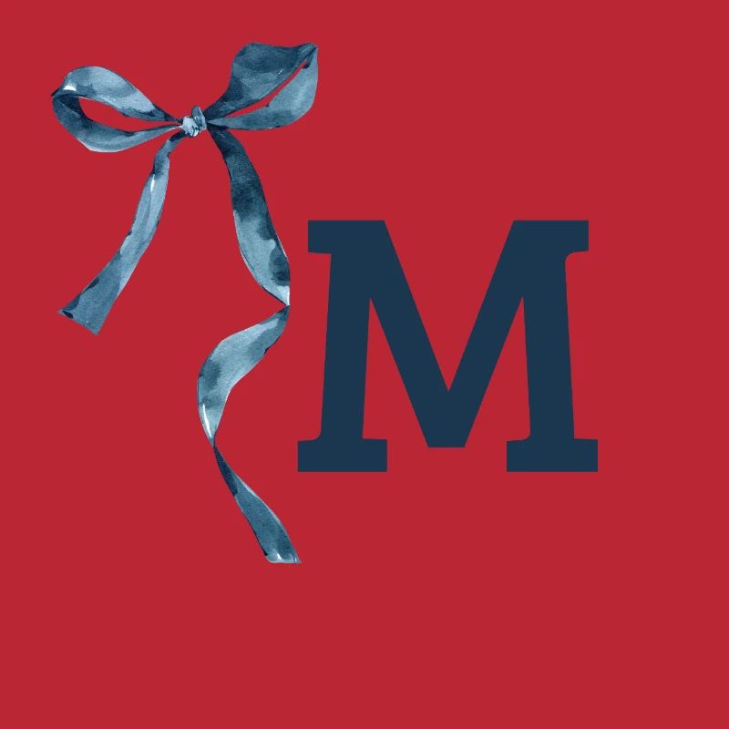 Monogramm m Geschenkidee