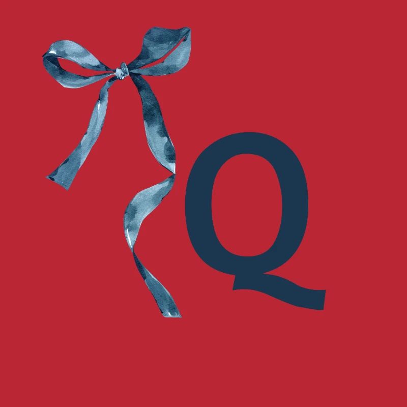 Monogram q Geschenkidee