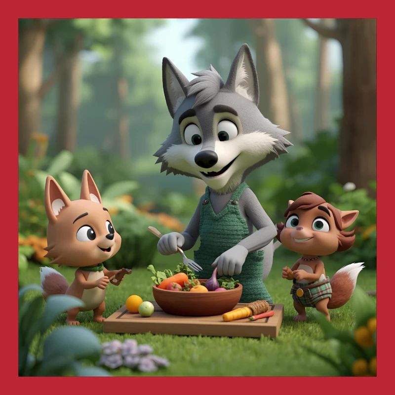 wolf, vegan wolf, friendly wolf