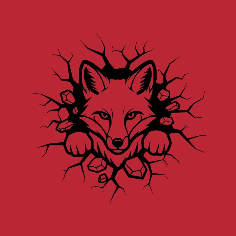 Fox Wall Breakthrough Illustration