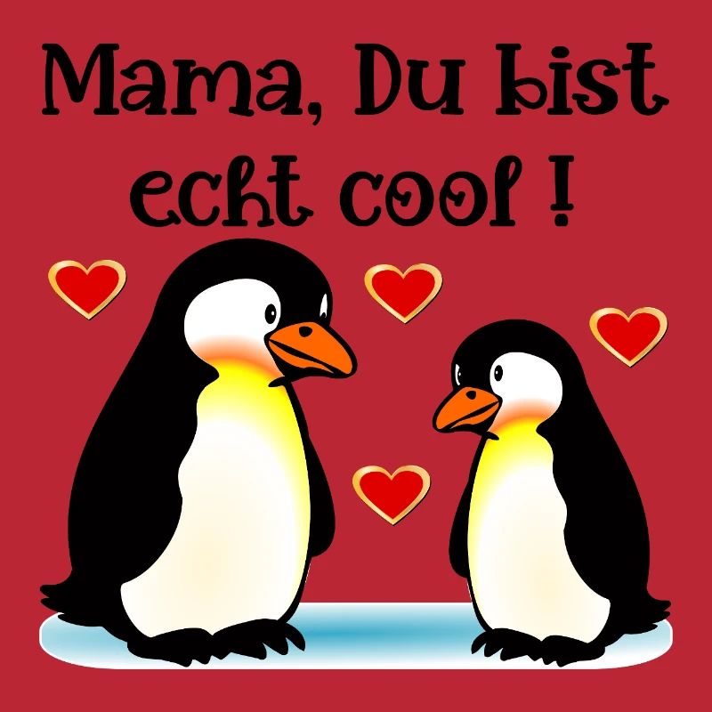 Komplimente Mama Muttertag Pinguine