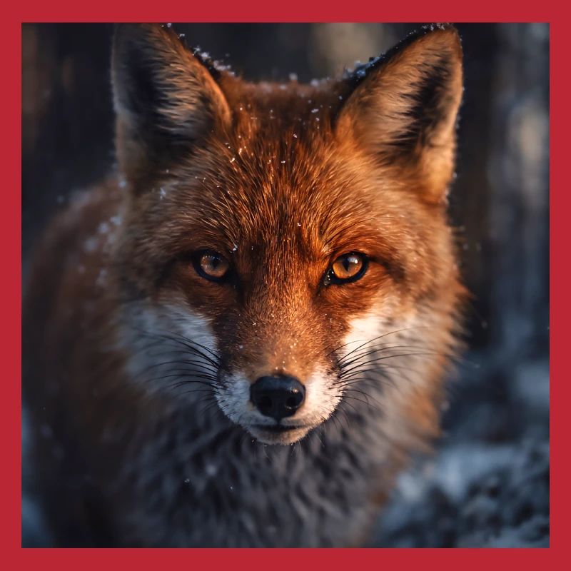 Fox scouting at dusk