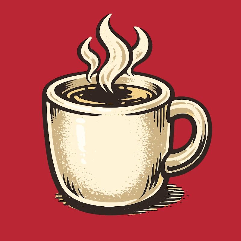 Kaffee-Whimsy Becher Sketch