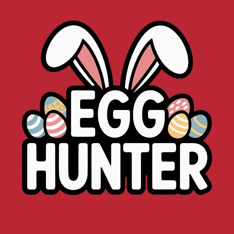 Egg Hunter Bunny – Easter Design