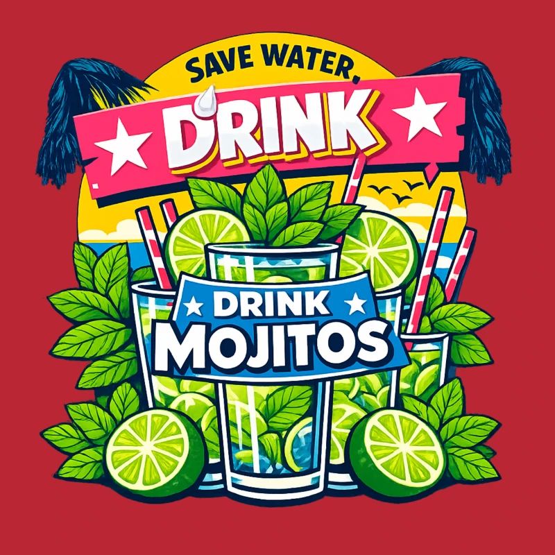 Spar das Wasser, trink Mojitos