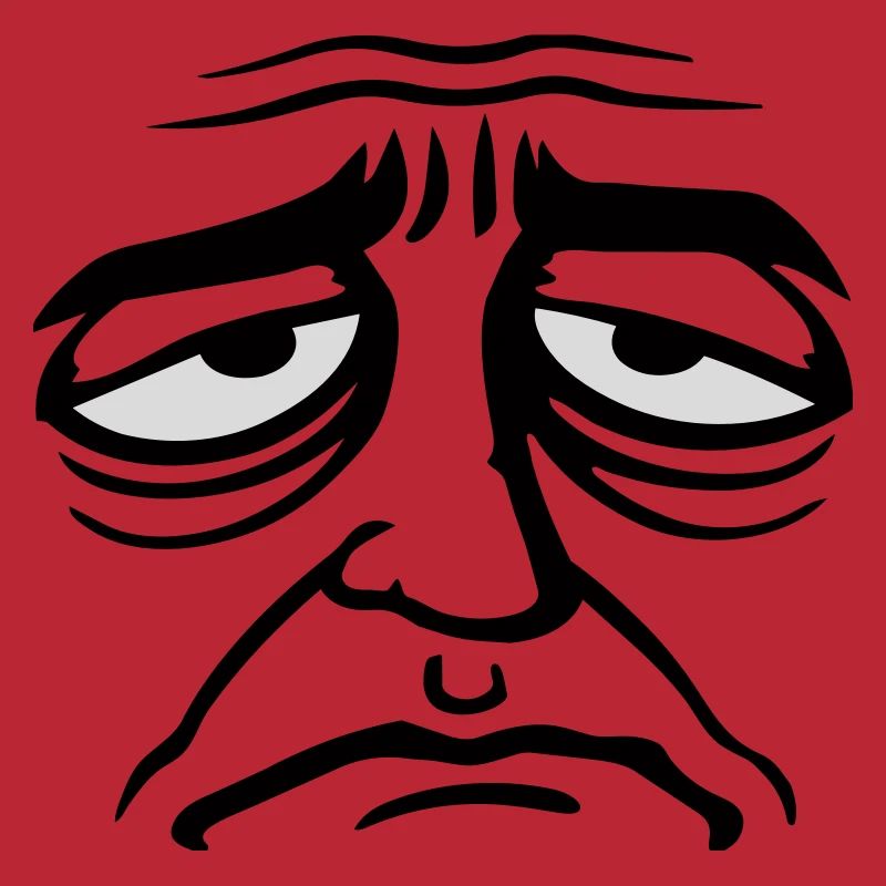 Grumpy sad disappointed face funny