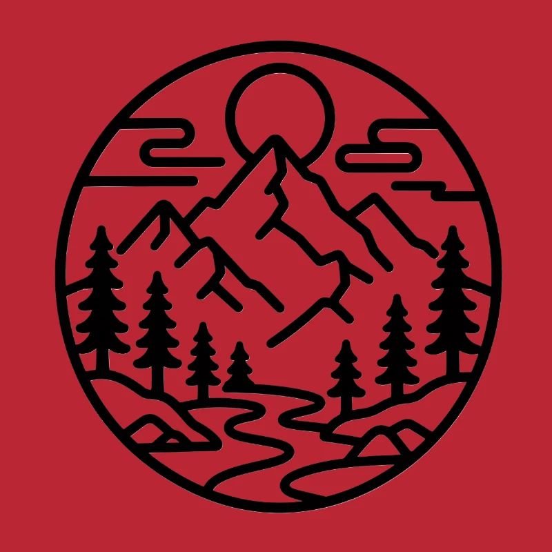 Mountain Forest Emblem