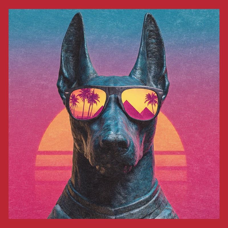 Anubis Synthwave - Gott auf Urlaub