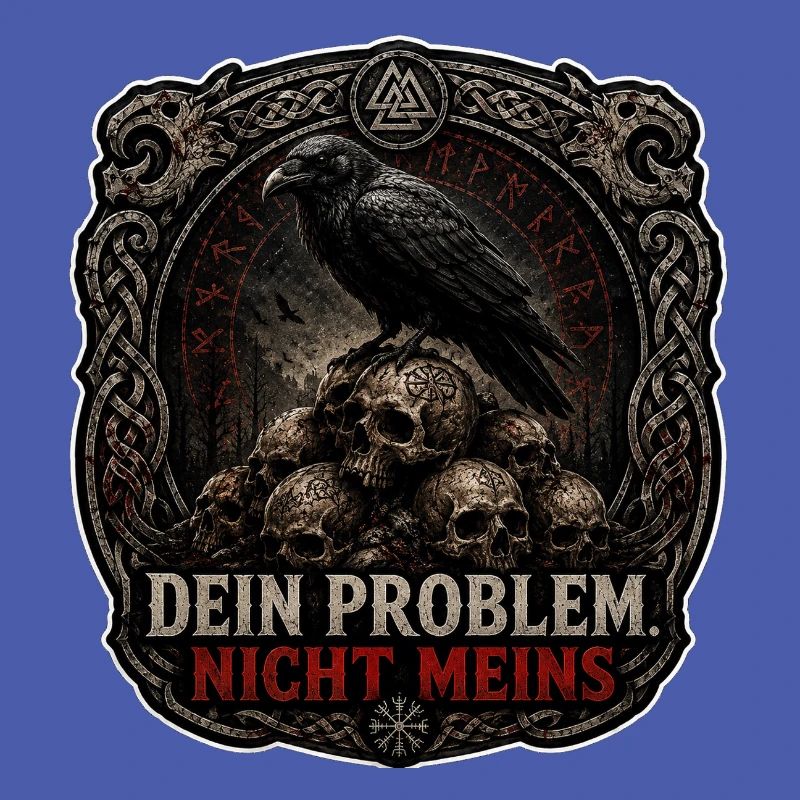 Dein Problem Nicht Meins Gothic Patch