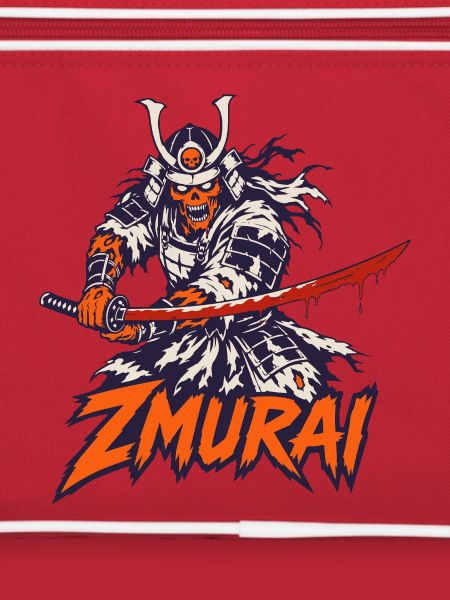 Zombie-Samurai mit blutigem Katana
