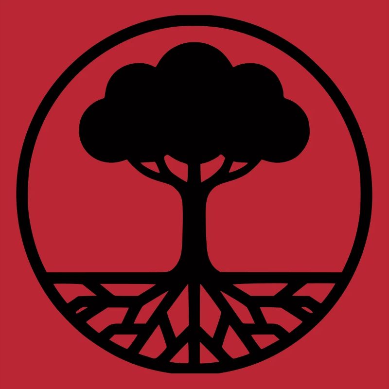 Baum des Lebens Silhouette