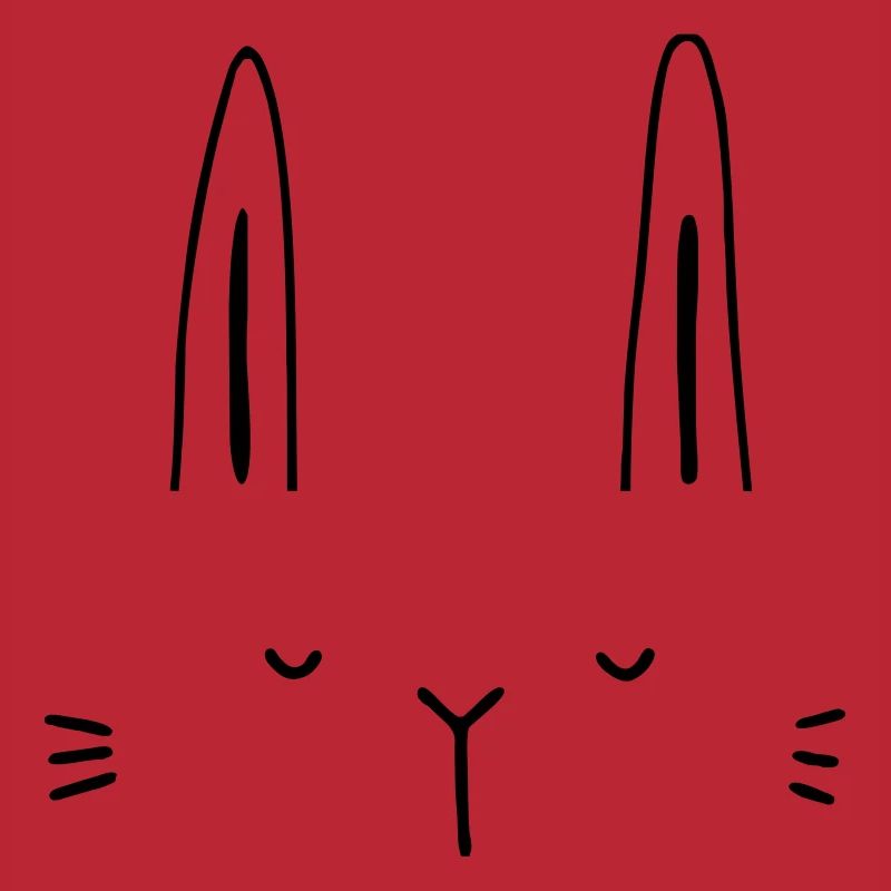 Hase Hasengesicht Gesicht Geschenkidee