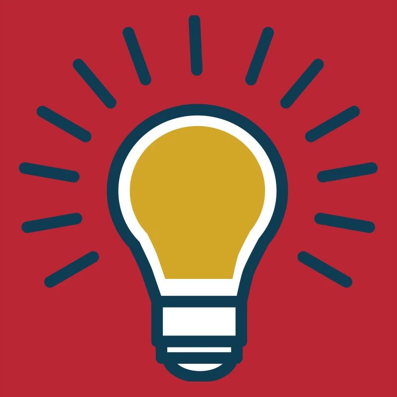 Idee Glühbirne (Vectorgraphic)