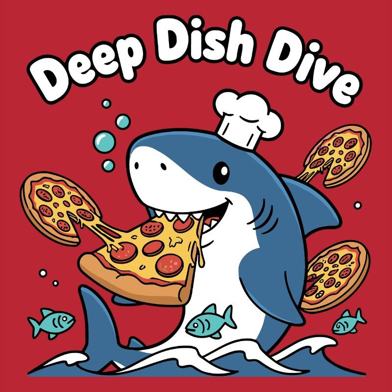 Deep Dish Dive Shark Chef