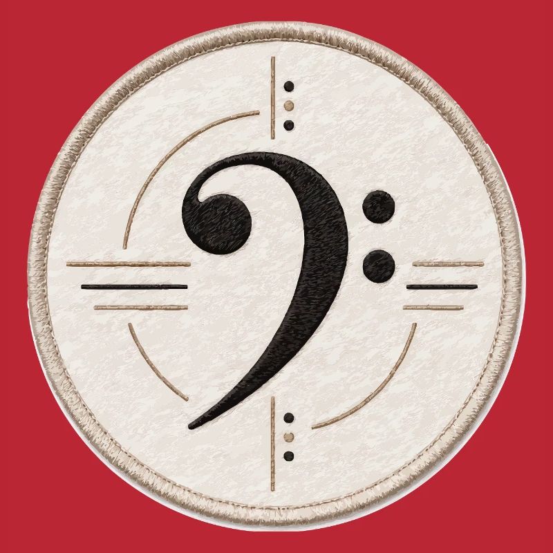 Clé de fa sur le patch