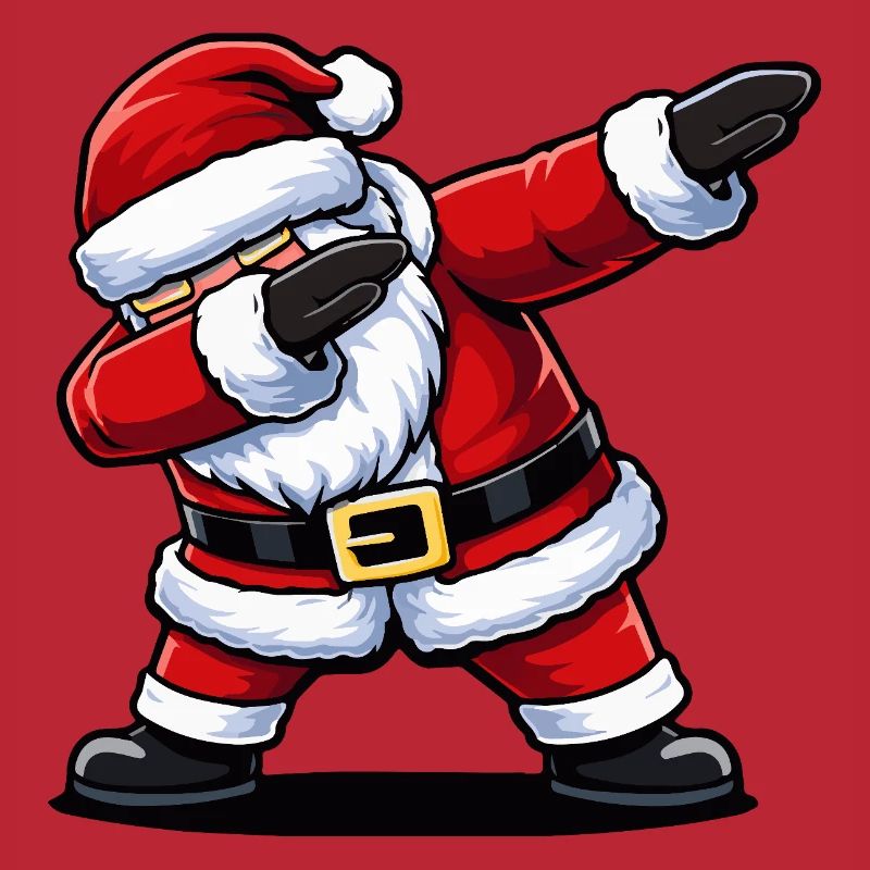 Das Weihnachtsmann-Maskottchen