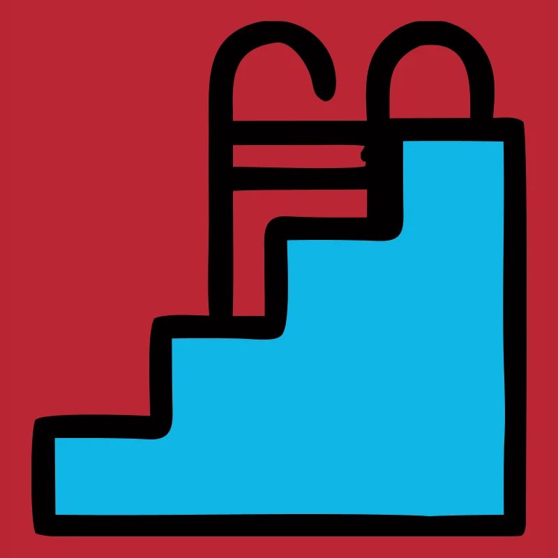  Pool Leiter Schwimmbad Icon