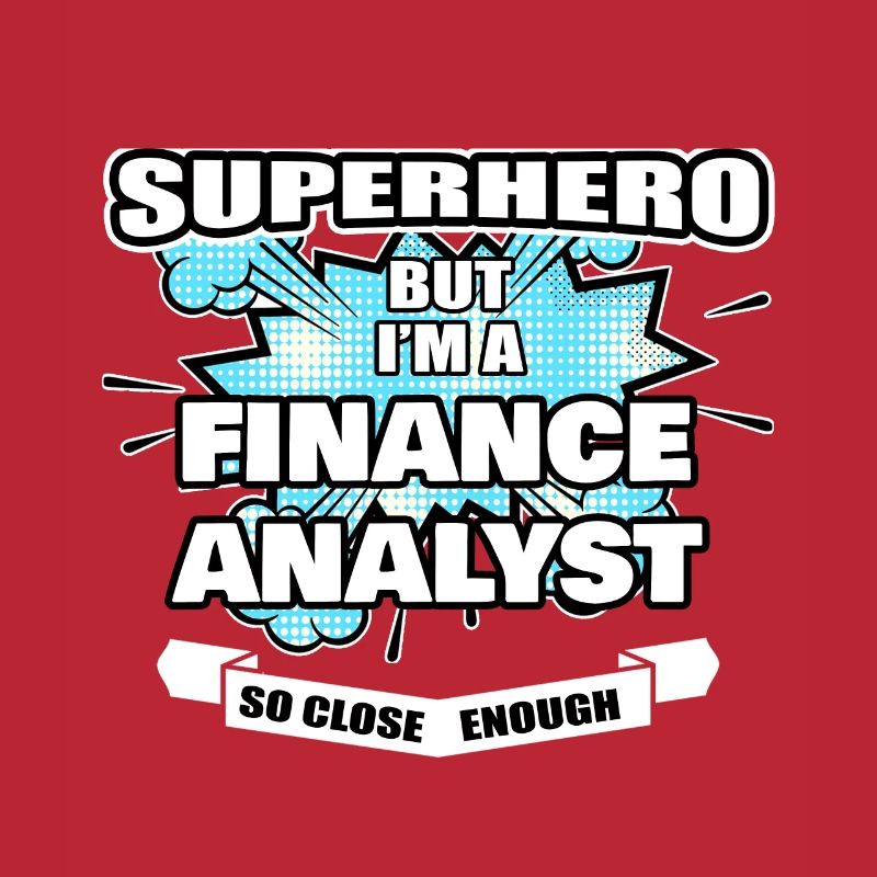 Analyste financier Gift Superhero Analyste financier
