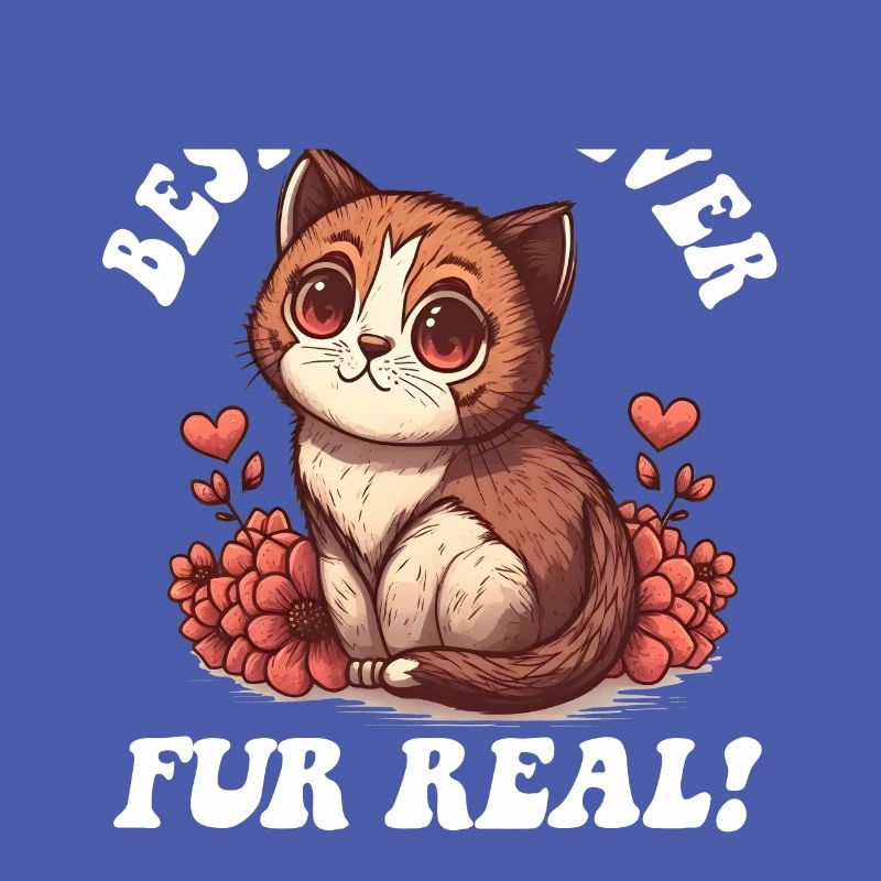 Muttertag mit Katzenfell Echt süßer Muttertag