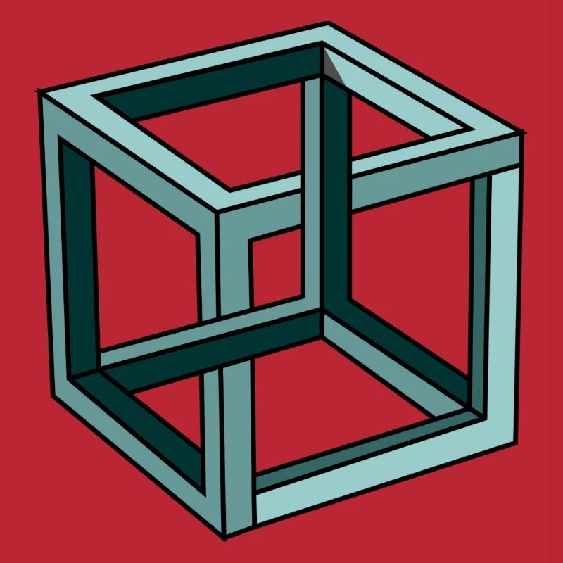 Escher Impossible Cube