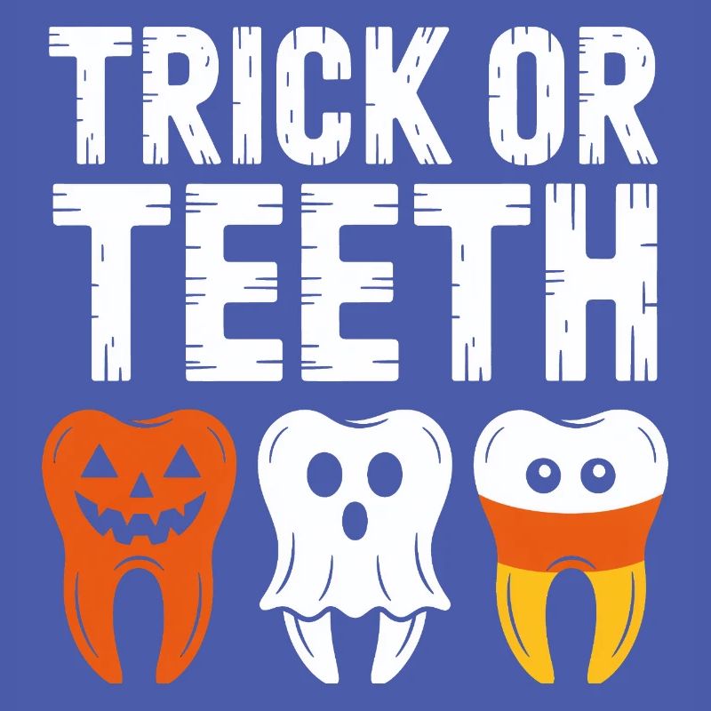 Trick oder Teeth Halloween-T-Shirt