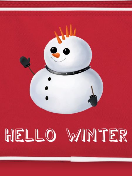 Hello Winter - Punk Schneemann