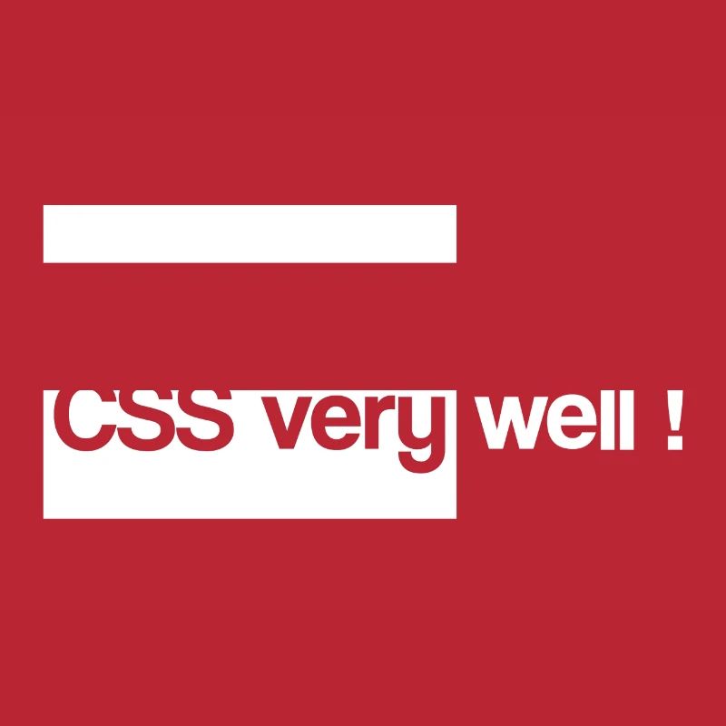 Ich weiß, css html sehr gut