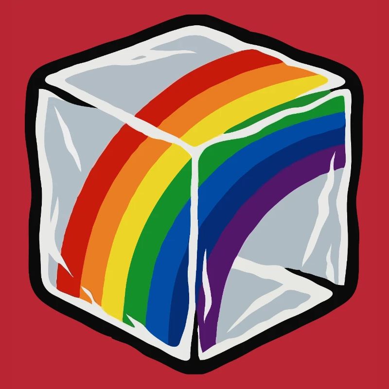 Rainbow in cube