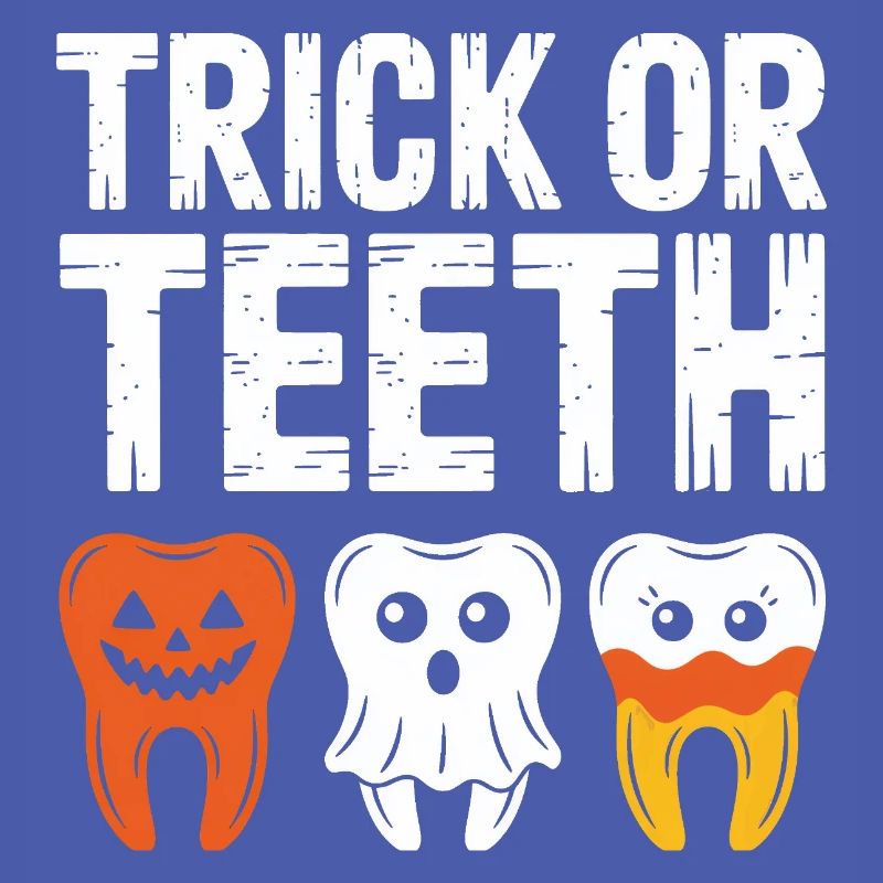 Trick oder Teeth Halloween-T-Shirt