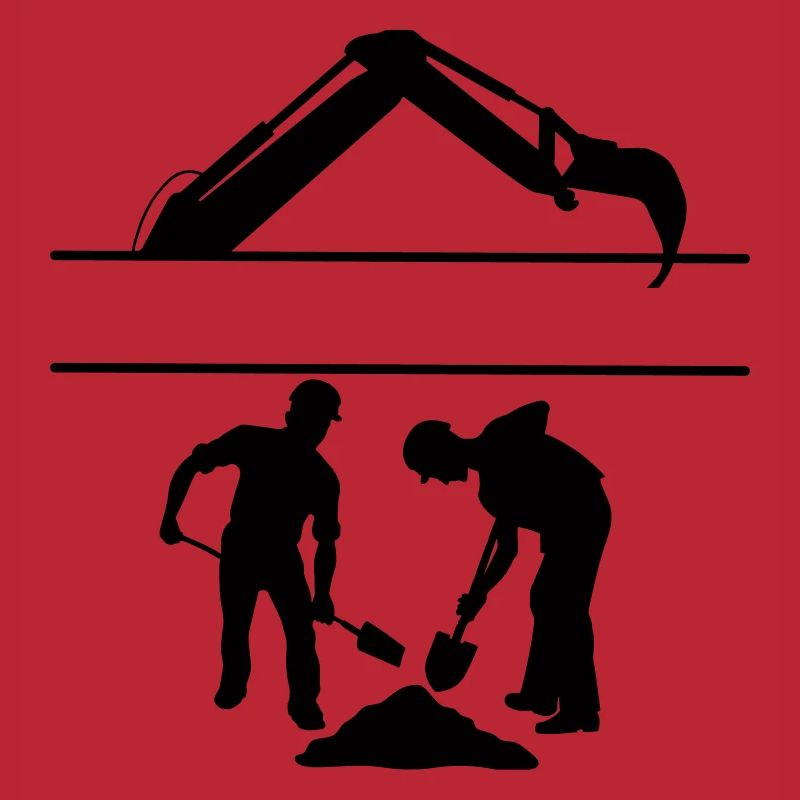 Équipe de creusement Groundworkers Custom